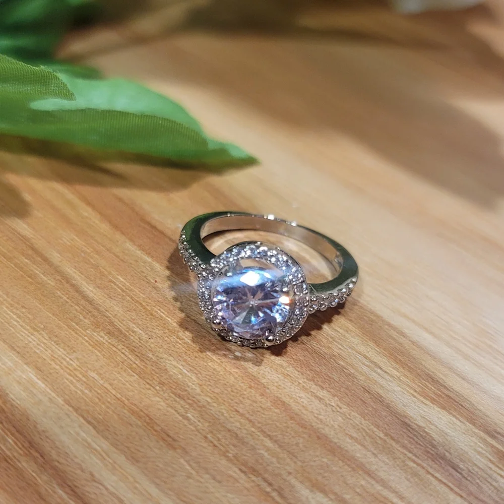 925 Sterling Silver Proposal Ring for Women,CertifiedTibetan,Engagement,Promise - Picture 4 of 8